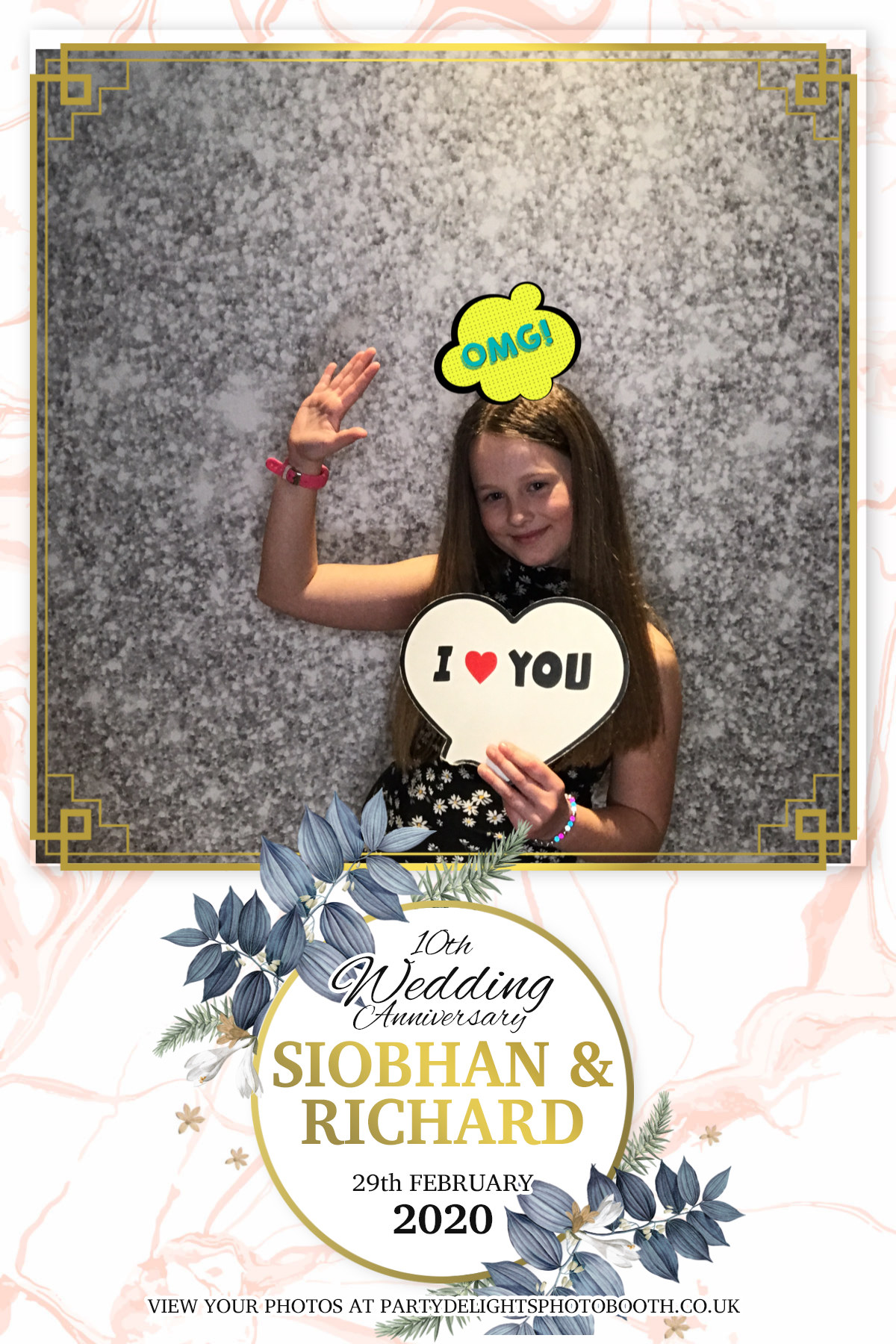 Siobhan and Richards Vow renewal  | View more photos from the event at gallery.partydelightsphotobooth.co.uk/u/PartyDelightsPhotoBooth/Siobhan-and-Richards-Vow-renewal